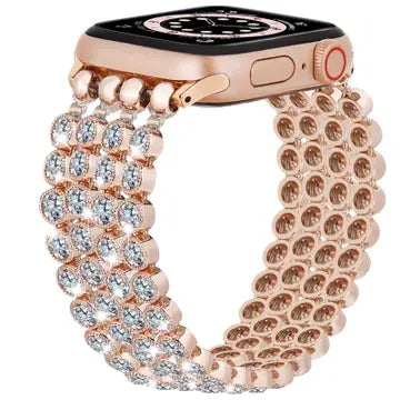 Beaded Smart Watch Band - Elastic Stretch