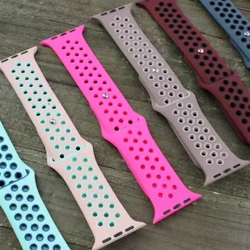 Breathable Silicone Sports Smart Watch Bands