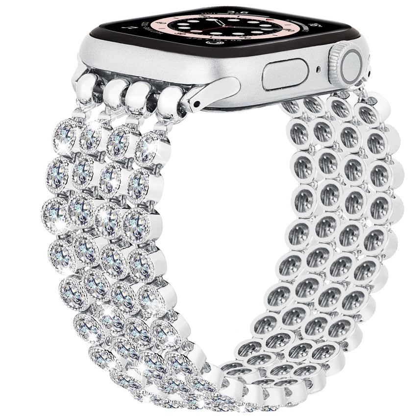 Beaded Smart Watch Band - Elastic Stretch