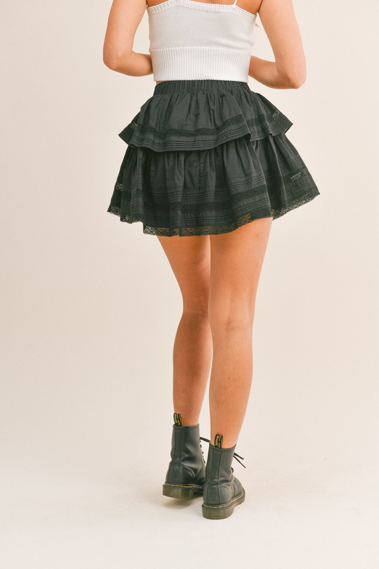 Riley Ruffle Mini Skirt