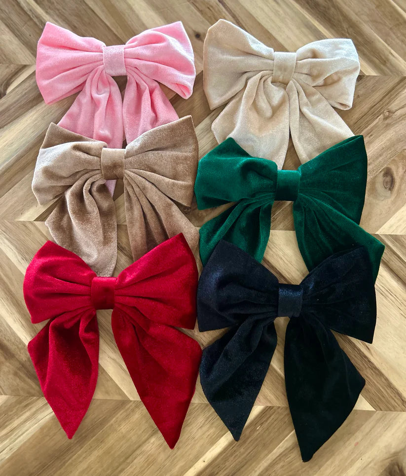 Velvet Hair Bow