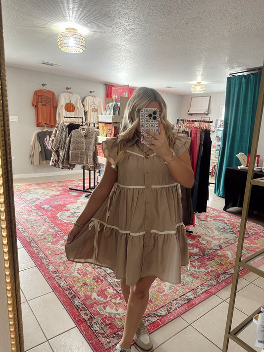 Maddy Mocha Dress