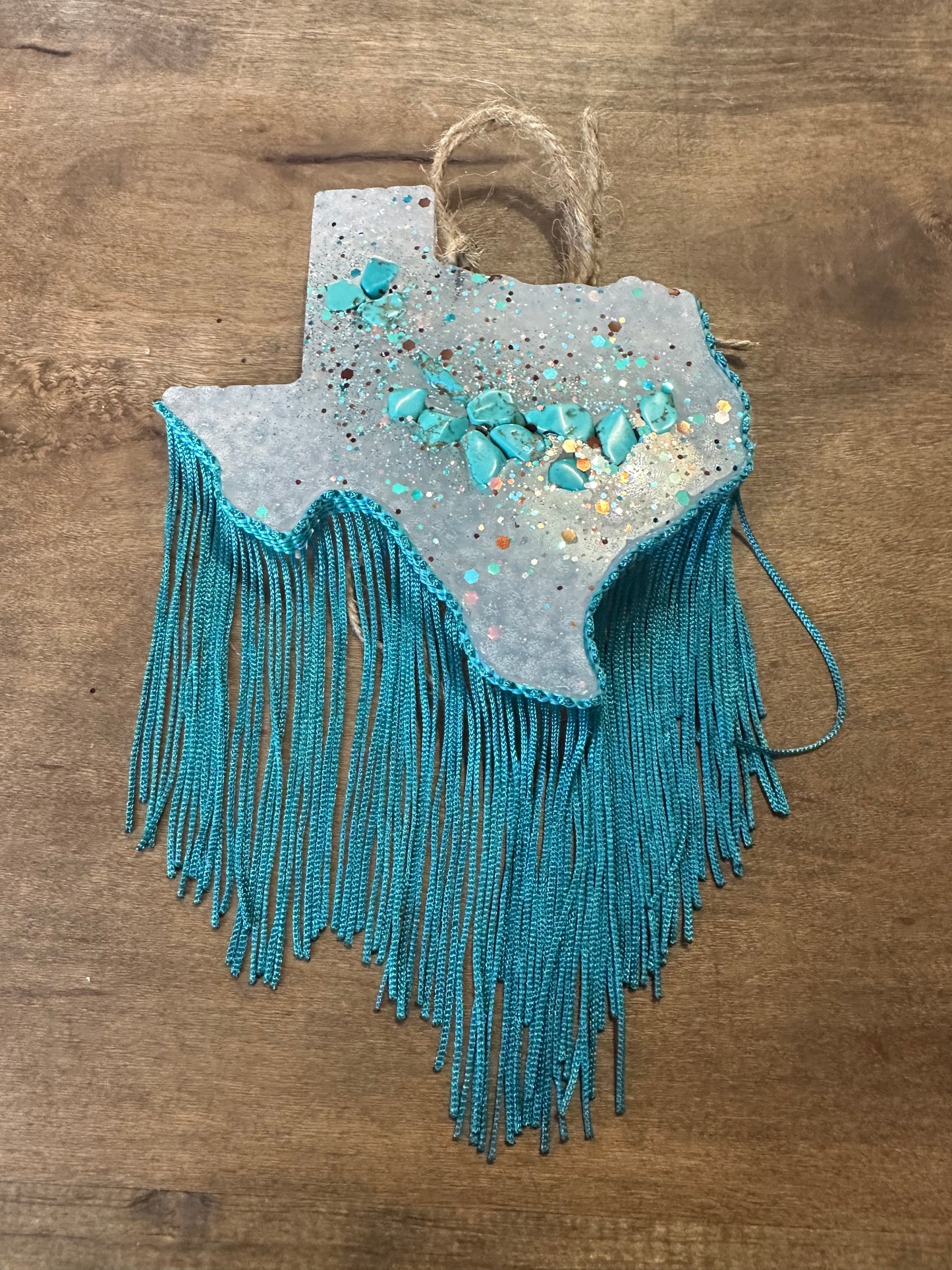 Texas w/Turquoise Stones Freshie