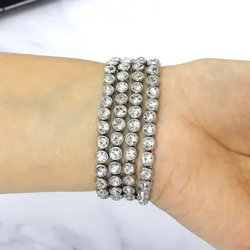 Beaded Smart Watch Band - Elastic Stretch