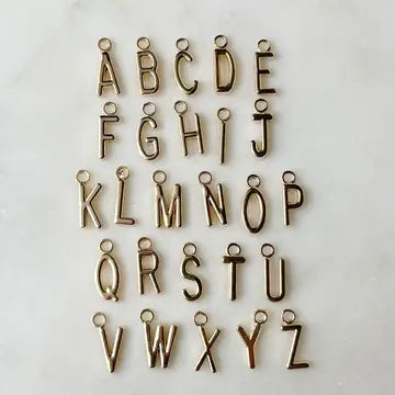 Plain Gold Initial