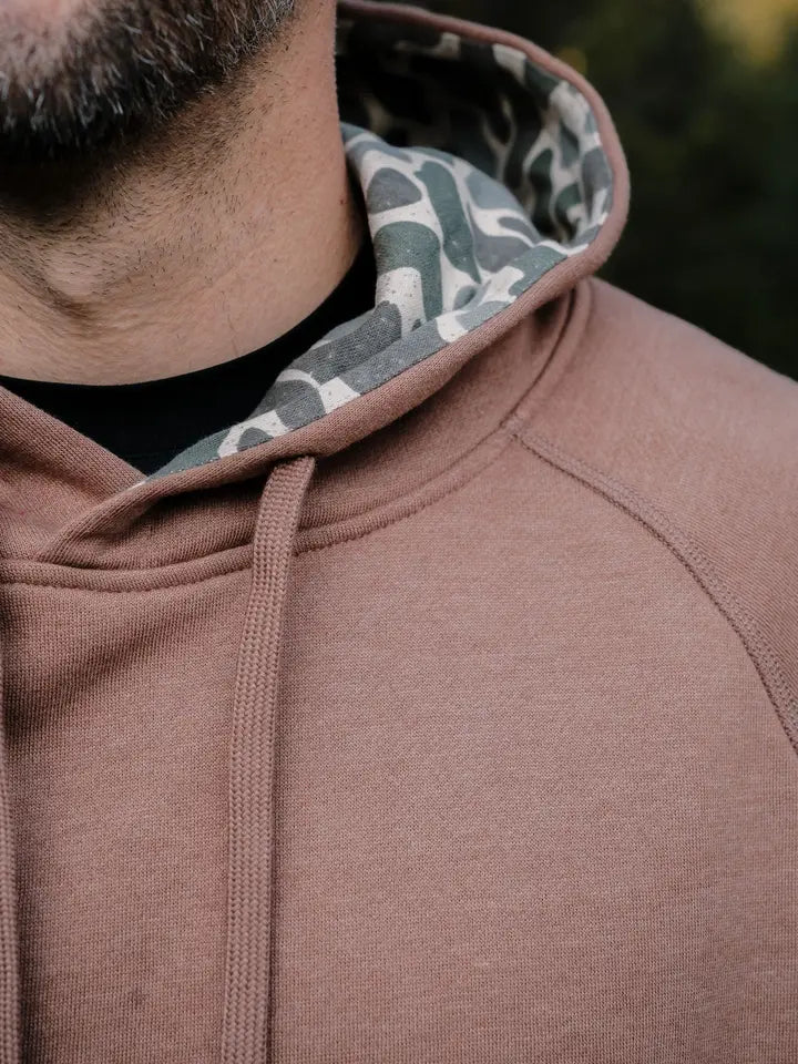 Fleece Hoodie - Heather Brown - CDC Hood