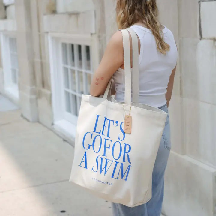 Let's Go For A Swim Tote