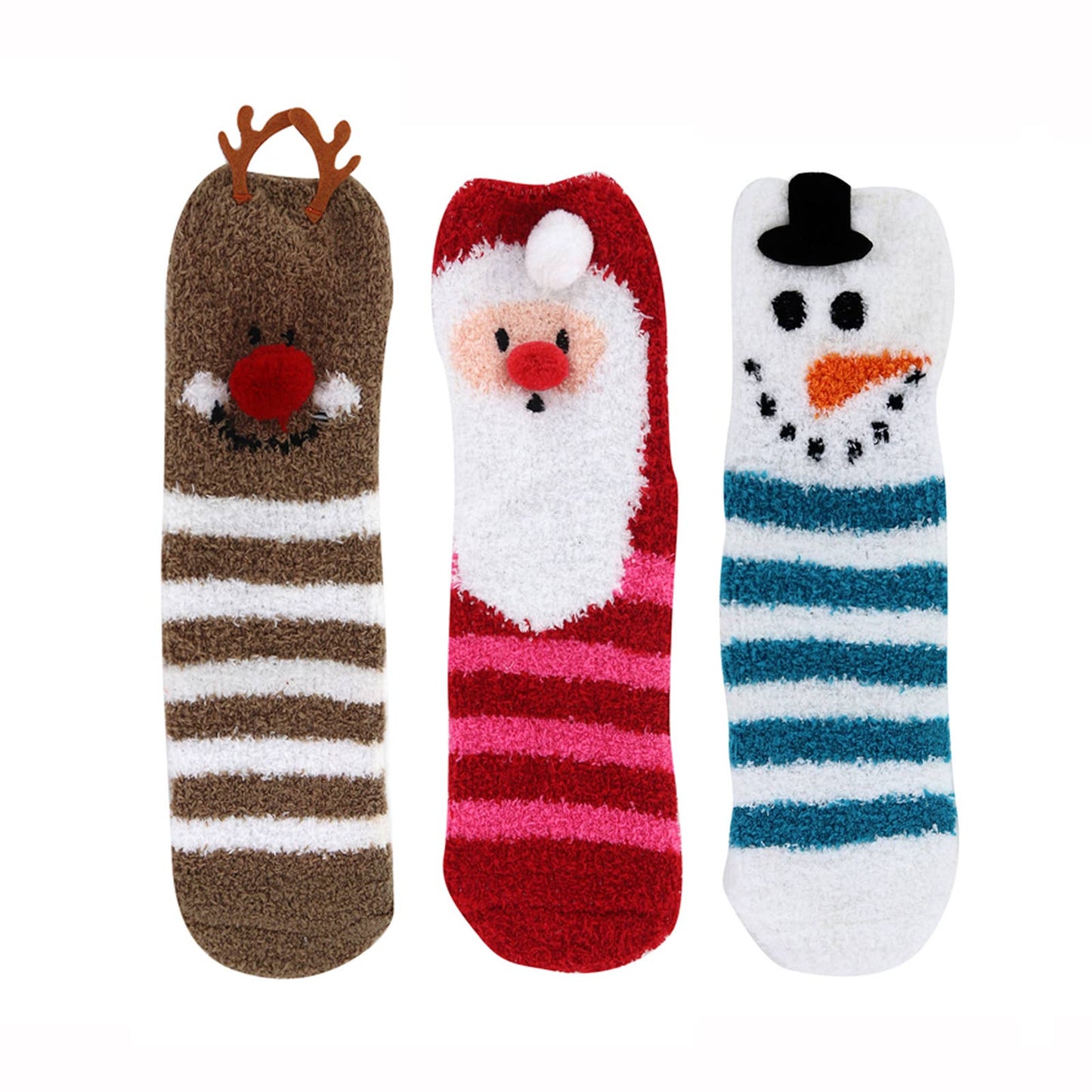 Cozy Fuzzy Holiday Socks