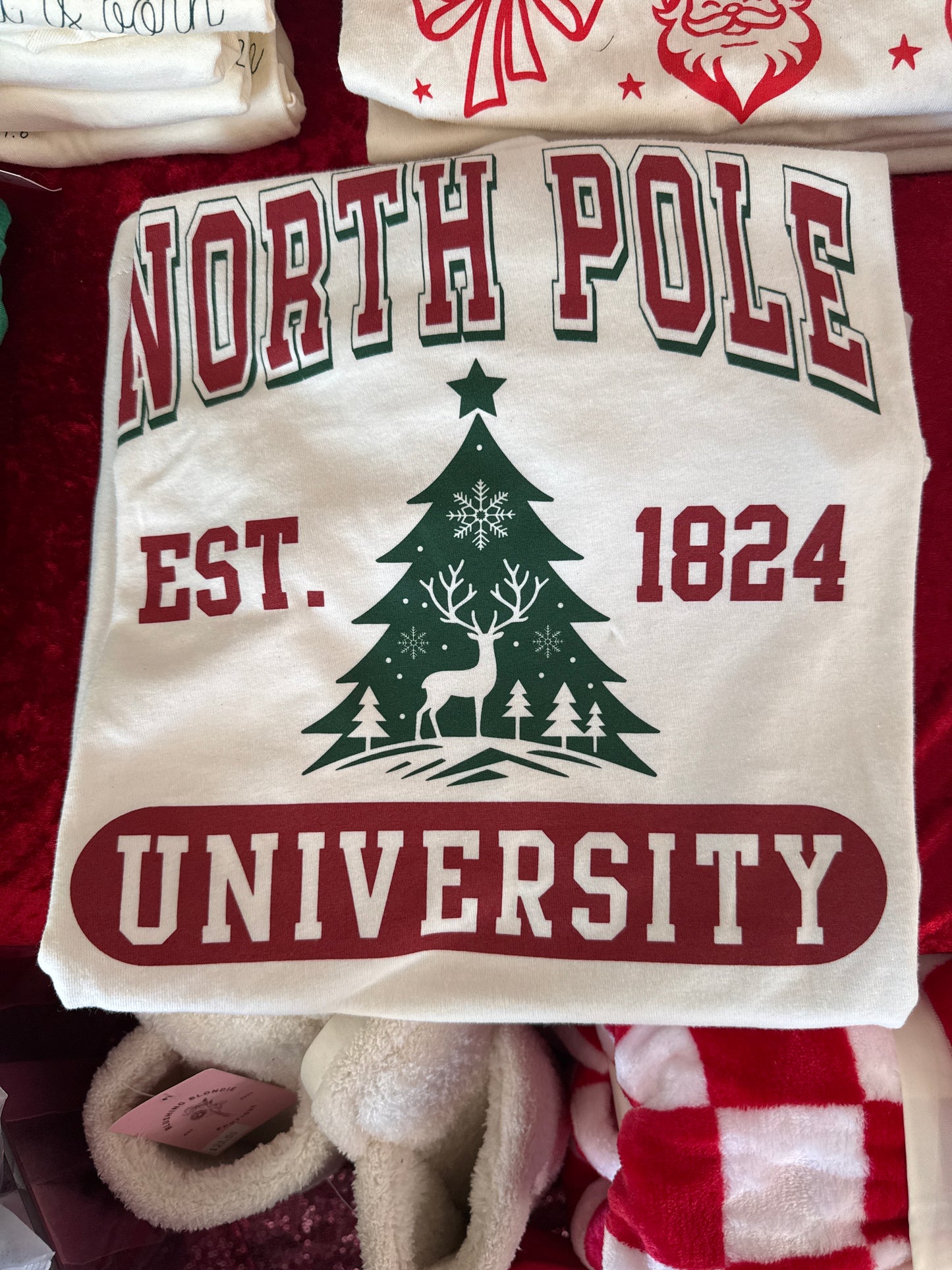 North Pole University Graphic Tee