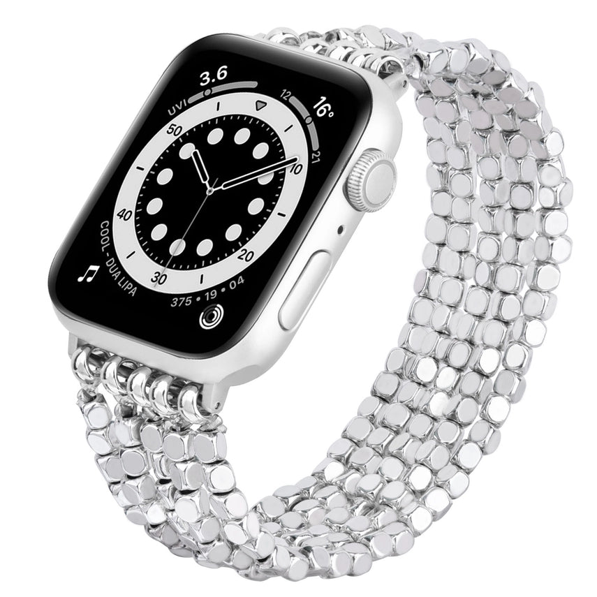 Beaded Smart Watch Band - Elastic Stretch