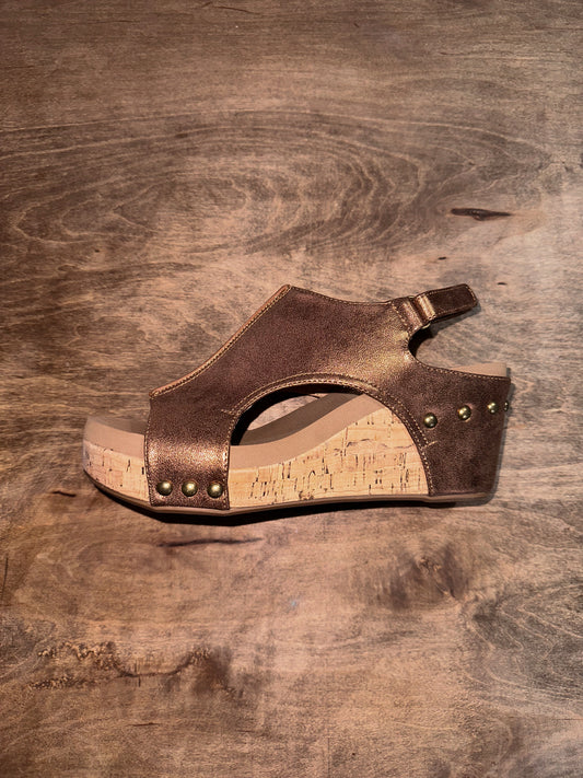 Carley - Antique Bronze Sandal