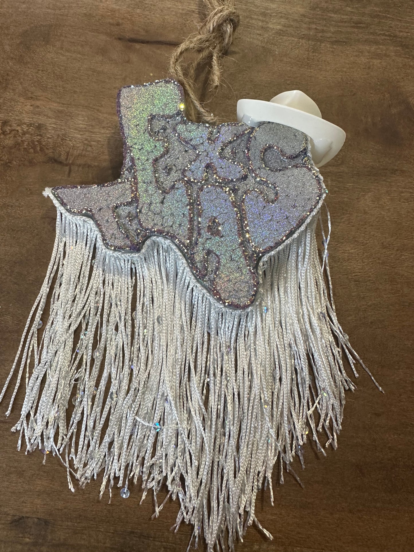 Texas w/Cowboy Hat Freshie