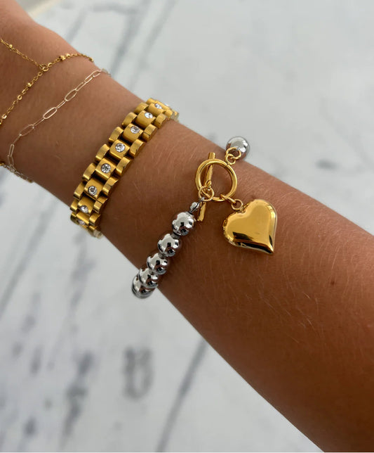 Glam Heart Bracelet