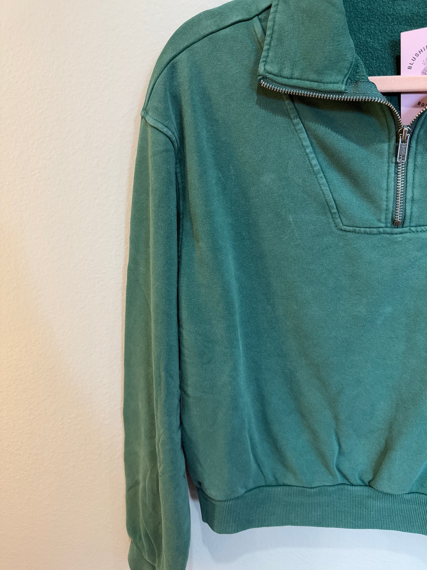 Dark Green Quarter Zip