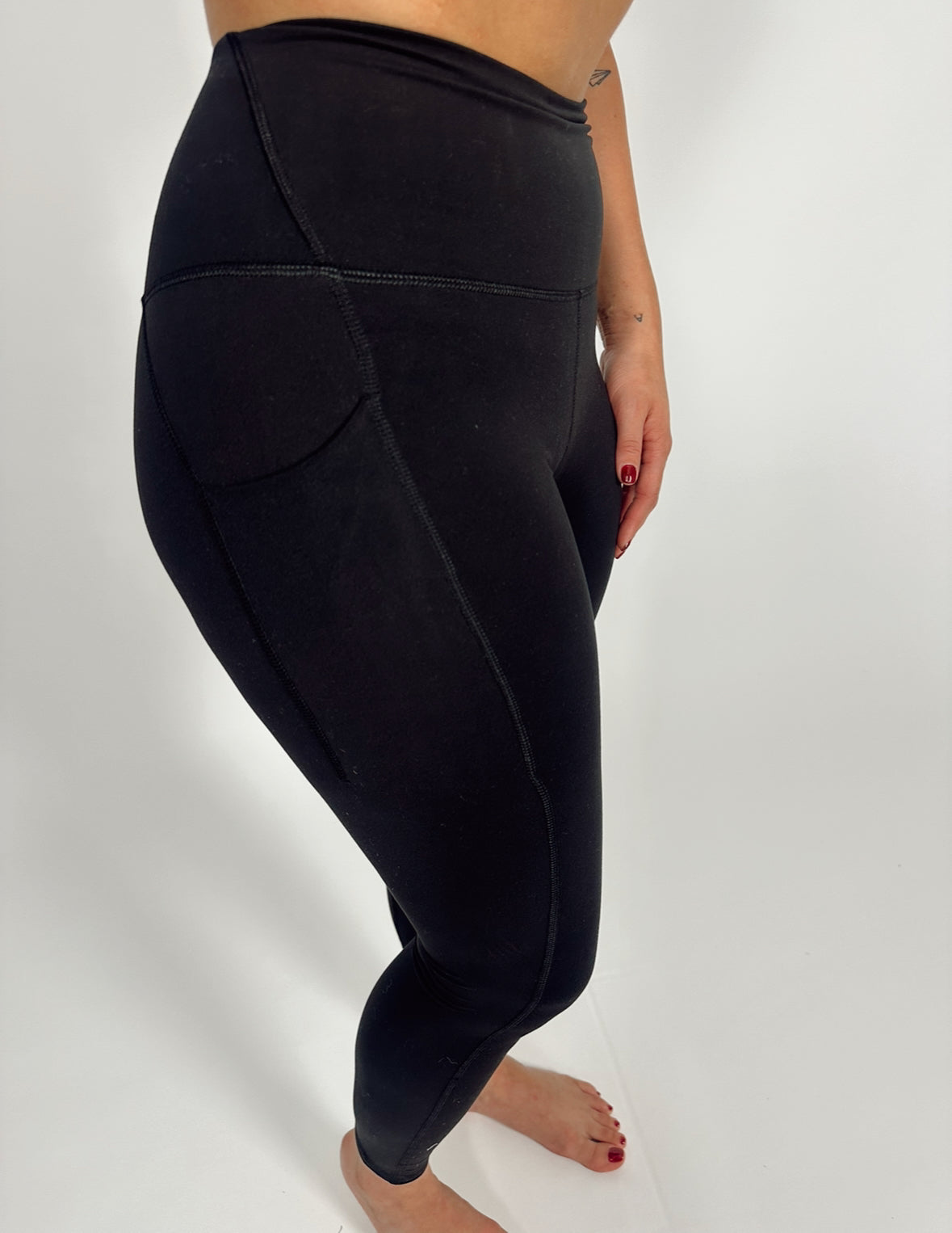 Butter Leggings with Pockets - Black