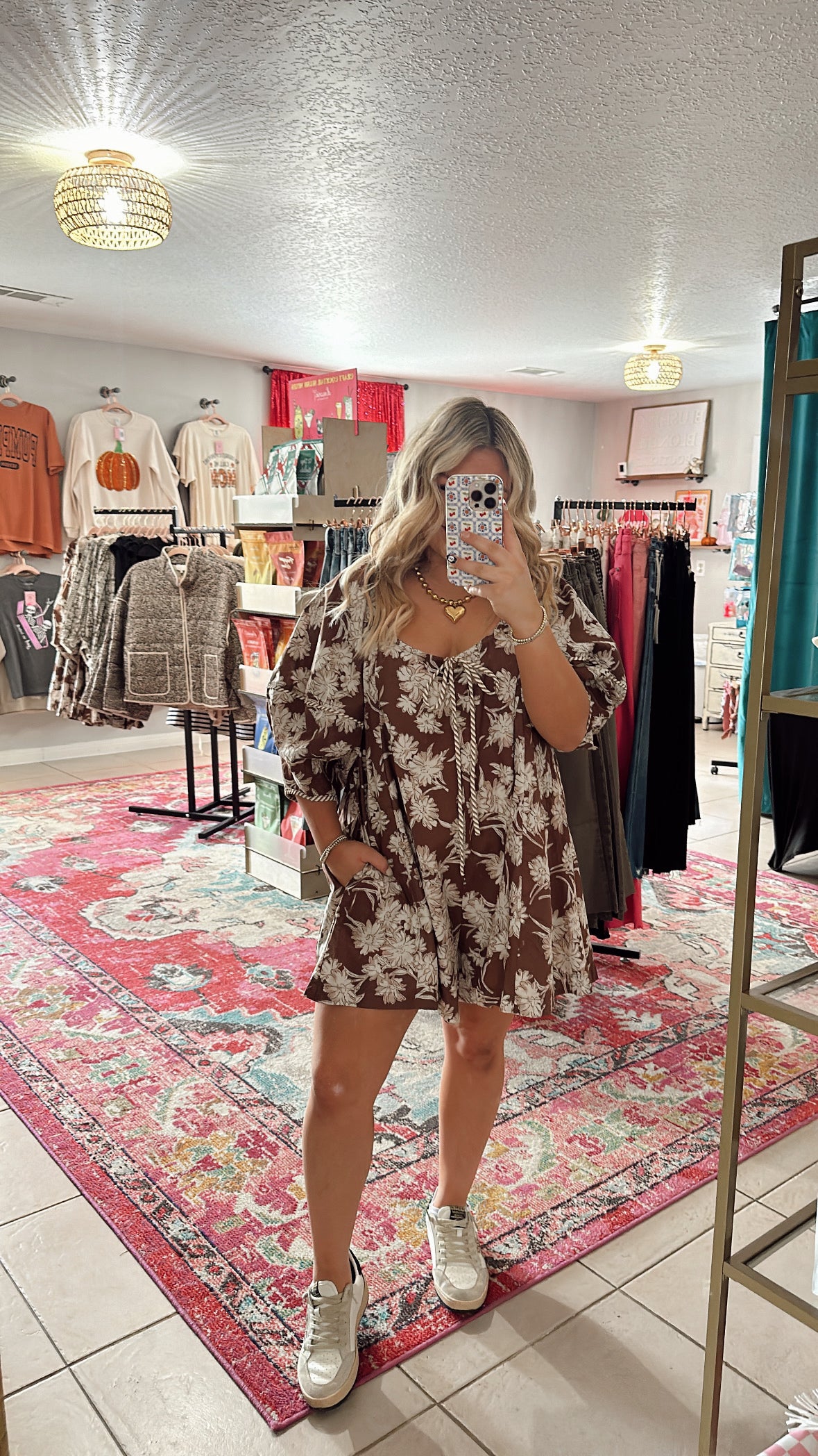 Fall Floral Romper