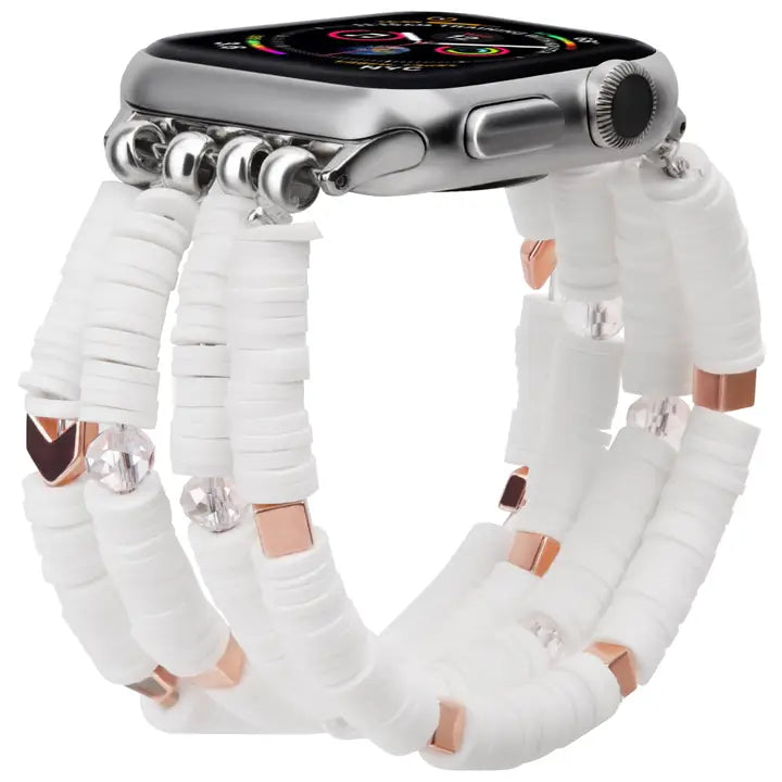 Beaded Smart Watch Band - Elastic Stretch