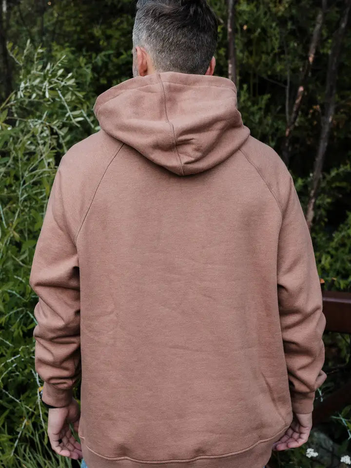 Fleece Hoodie - Heather Brown - CDC Hood