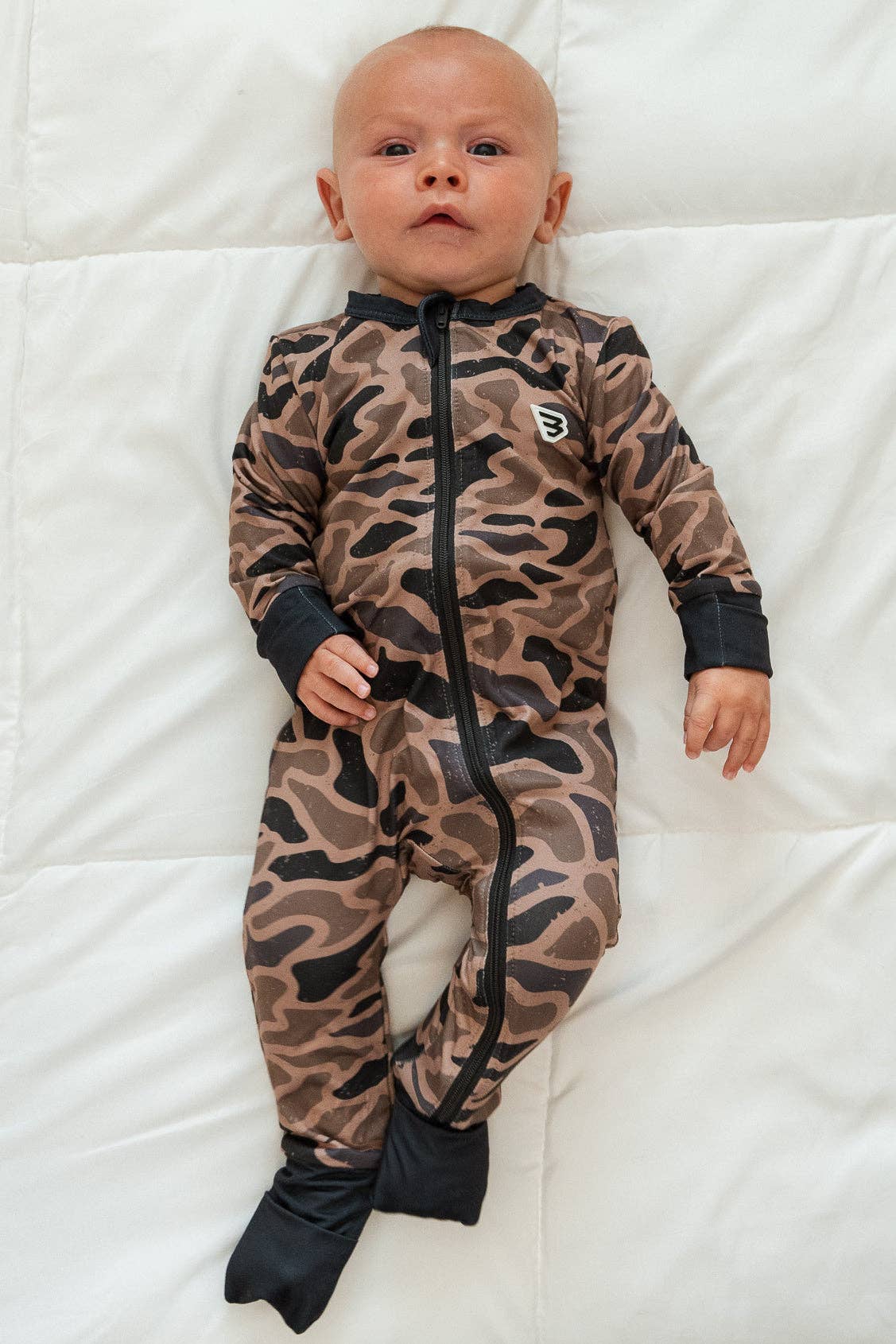 BURLEBO - Baby Zip Up - Gauge Camo