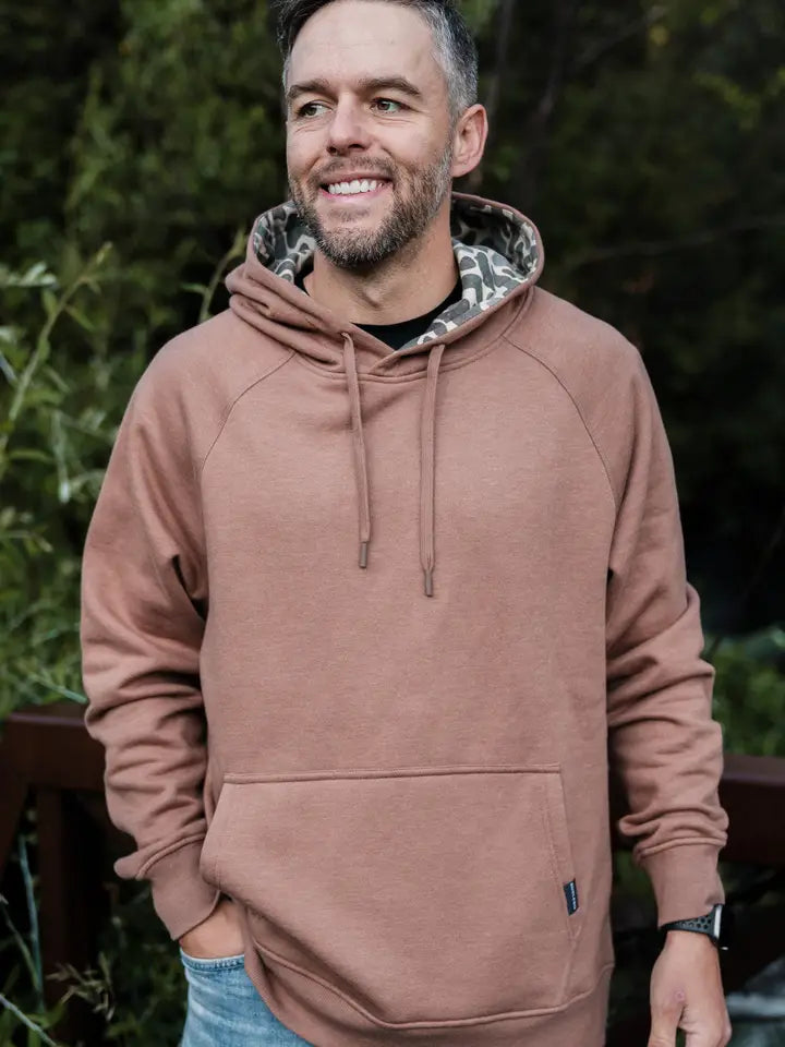 Fleece Hoodie - Heather Brown - CDC Hood